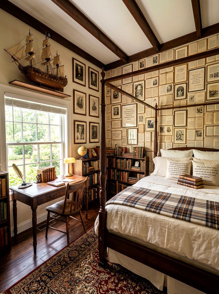 Classic Literature Theme Bedroom - 30 storybook bedroom decor ideas