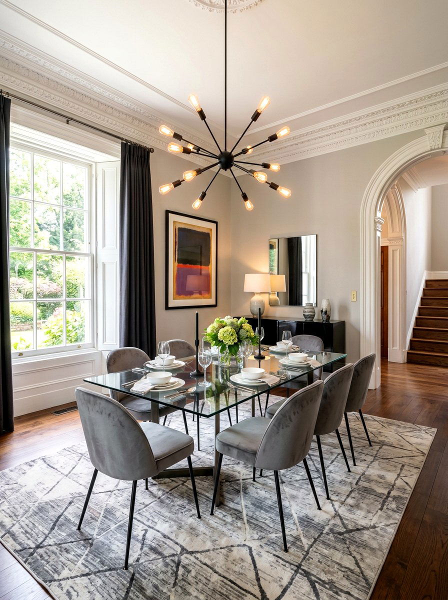 Classic Modern Dining Room - 30 viral dining room ideas