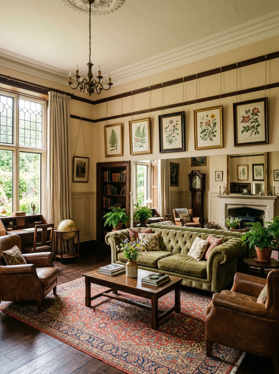 Classic Picture Rail Trim - 30 removable wall molding ideas