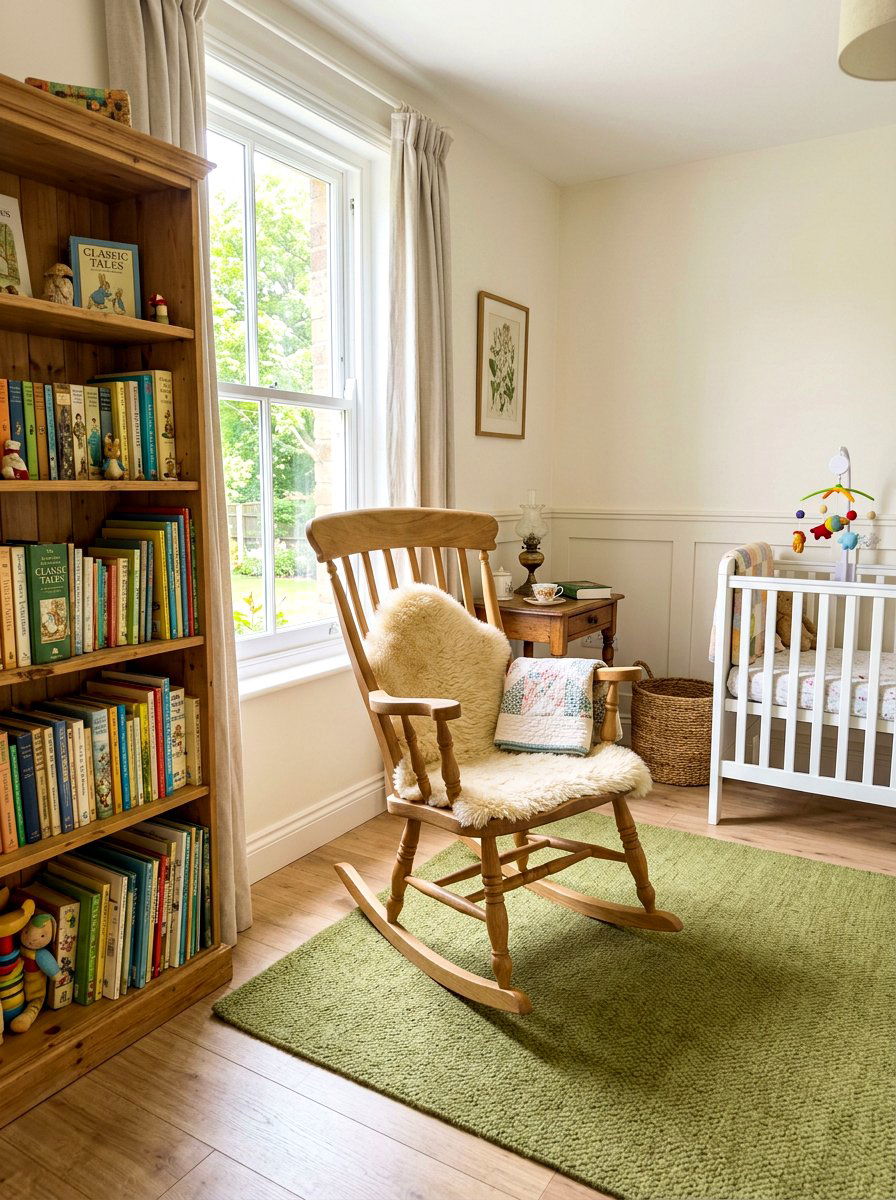 Classic Rocking Chair - 30 soft heirloom nursery ideas