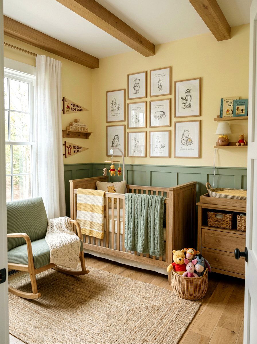 Classic Winnie The Pooh Nursery - 30 storybook nursery ideas
