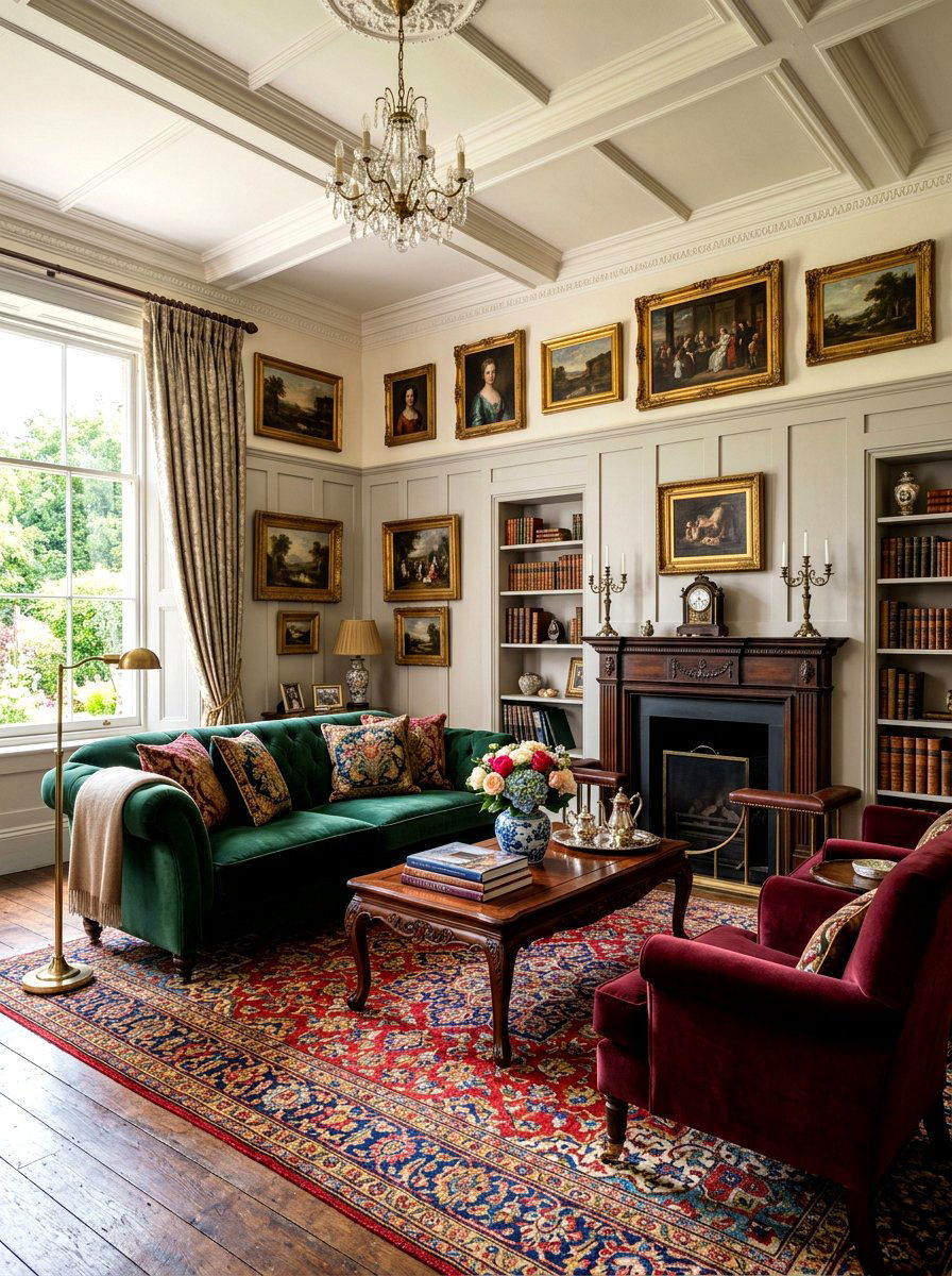 Classic board and batten - 30 living room wall decor ideas