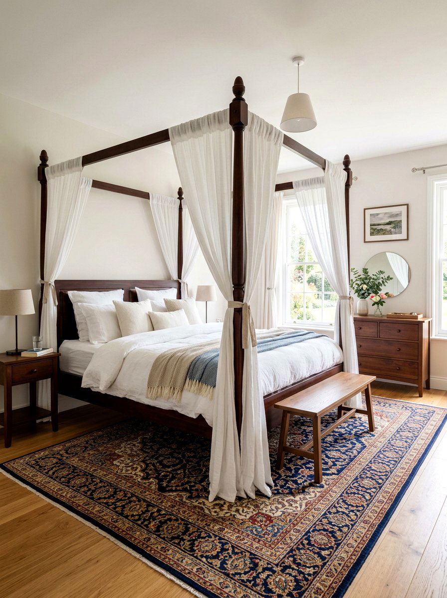 Classic four poster - 30 English country bedroom ideas