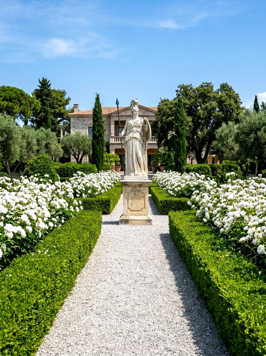 Classical Greek Figure - 30 garden statue ideas