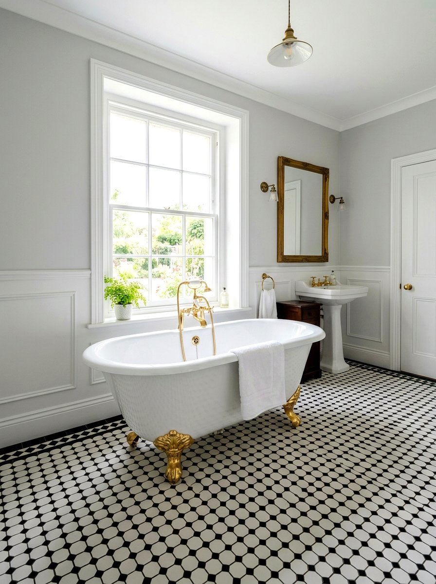 Clawfoot Bathtub - 30 traditional bathroom ideas
