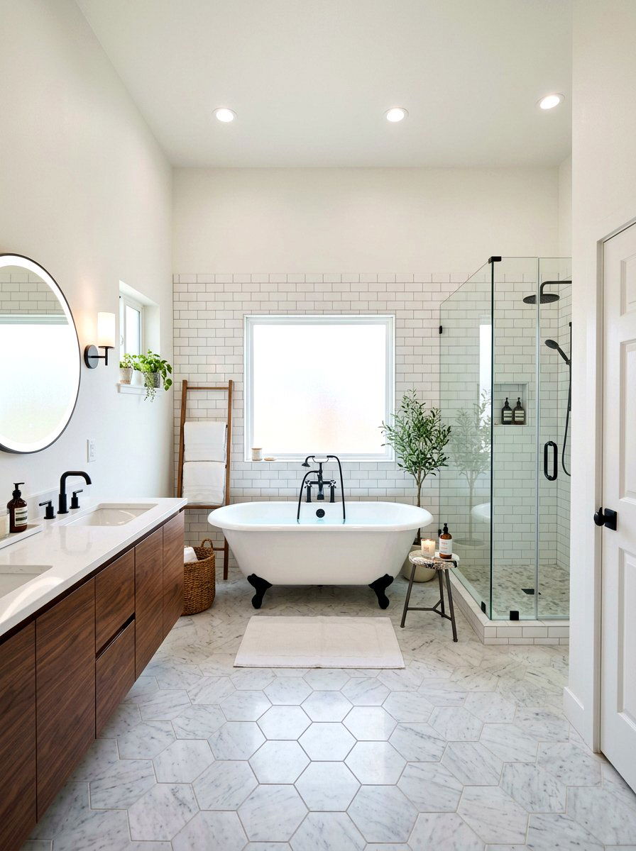 Clawfoot Bathtub Bathroom - 30 newstalgia home decor ideas