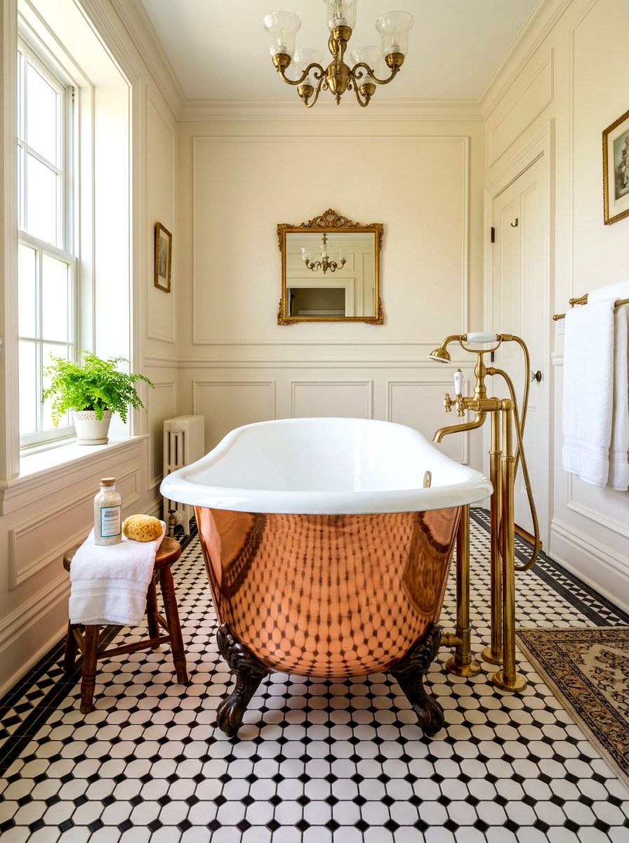 Clawfoot tub restoration - 30 bathroom makeover ideas