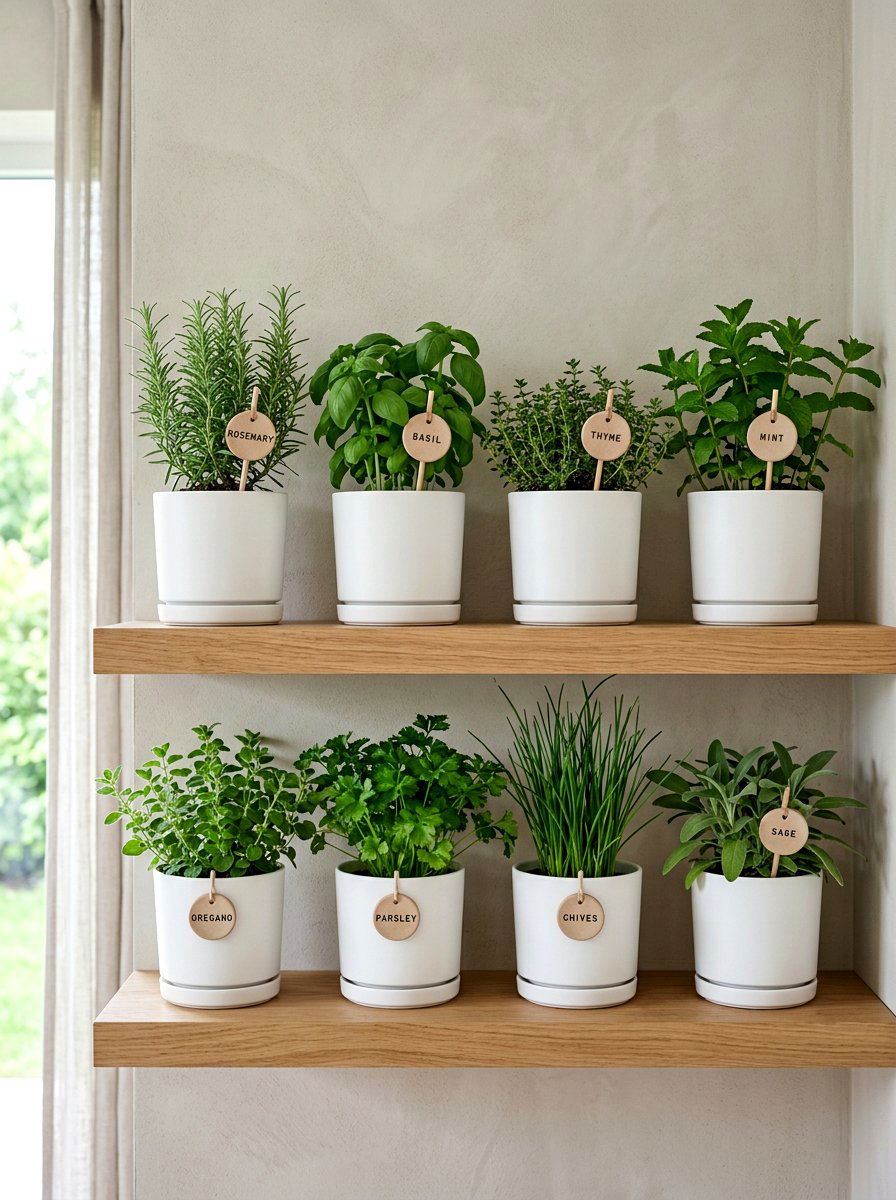 Clay Tag Stake - 30 herb garden marker ideas