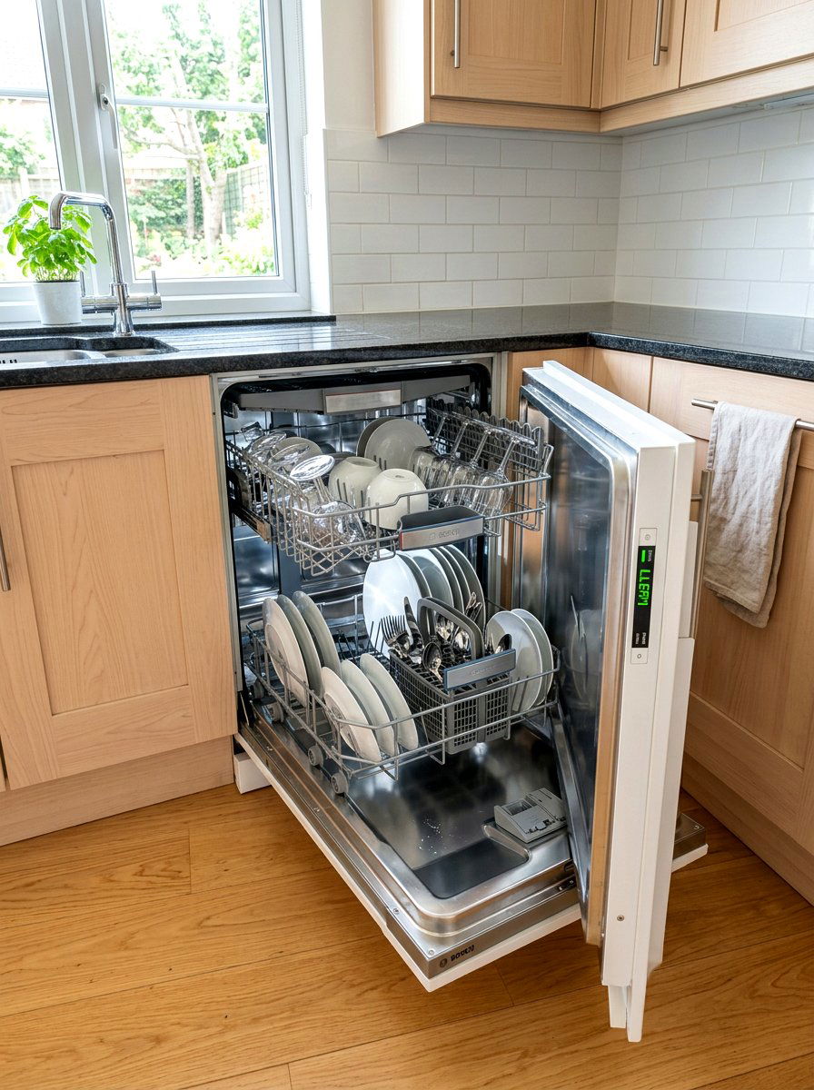 Clean Dishwasher Interior - 30 spring kitchen reset ideas