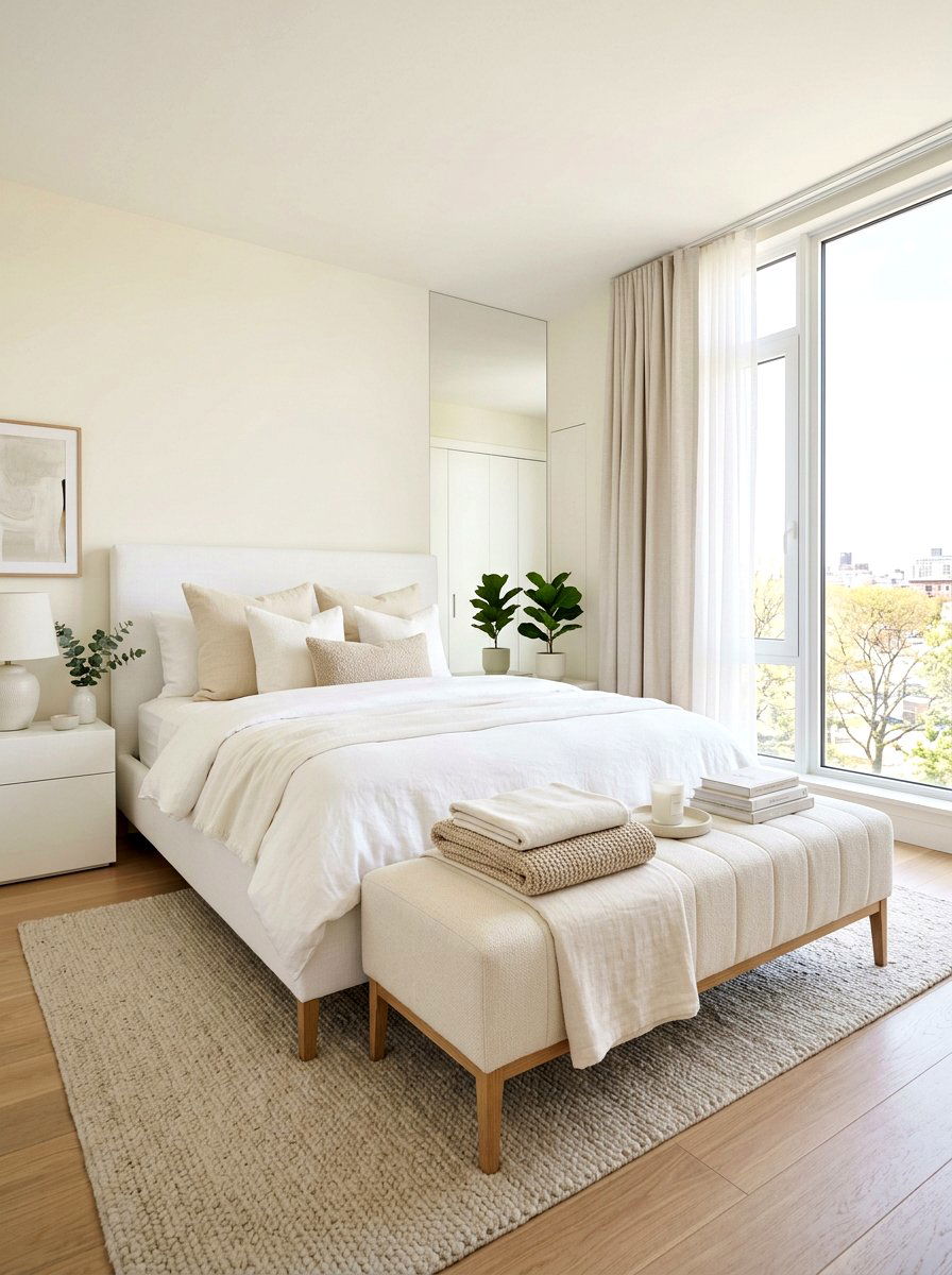 Clean Girl Bedroom Bench - 30 clean girl bedroom ideas