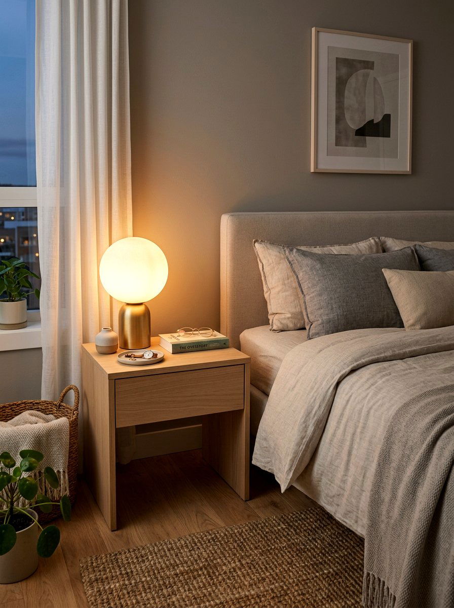 Clean Girl Bedside Lighting - 30 clean girl bedroom ideas