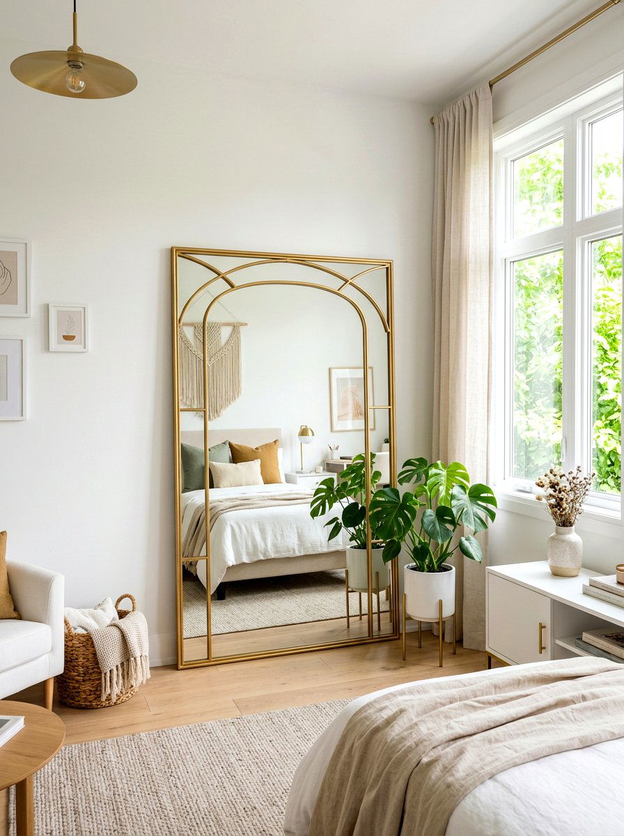 Clean Girl Gold Mirror - 30 clean girl bedroom ideas