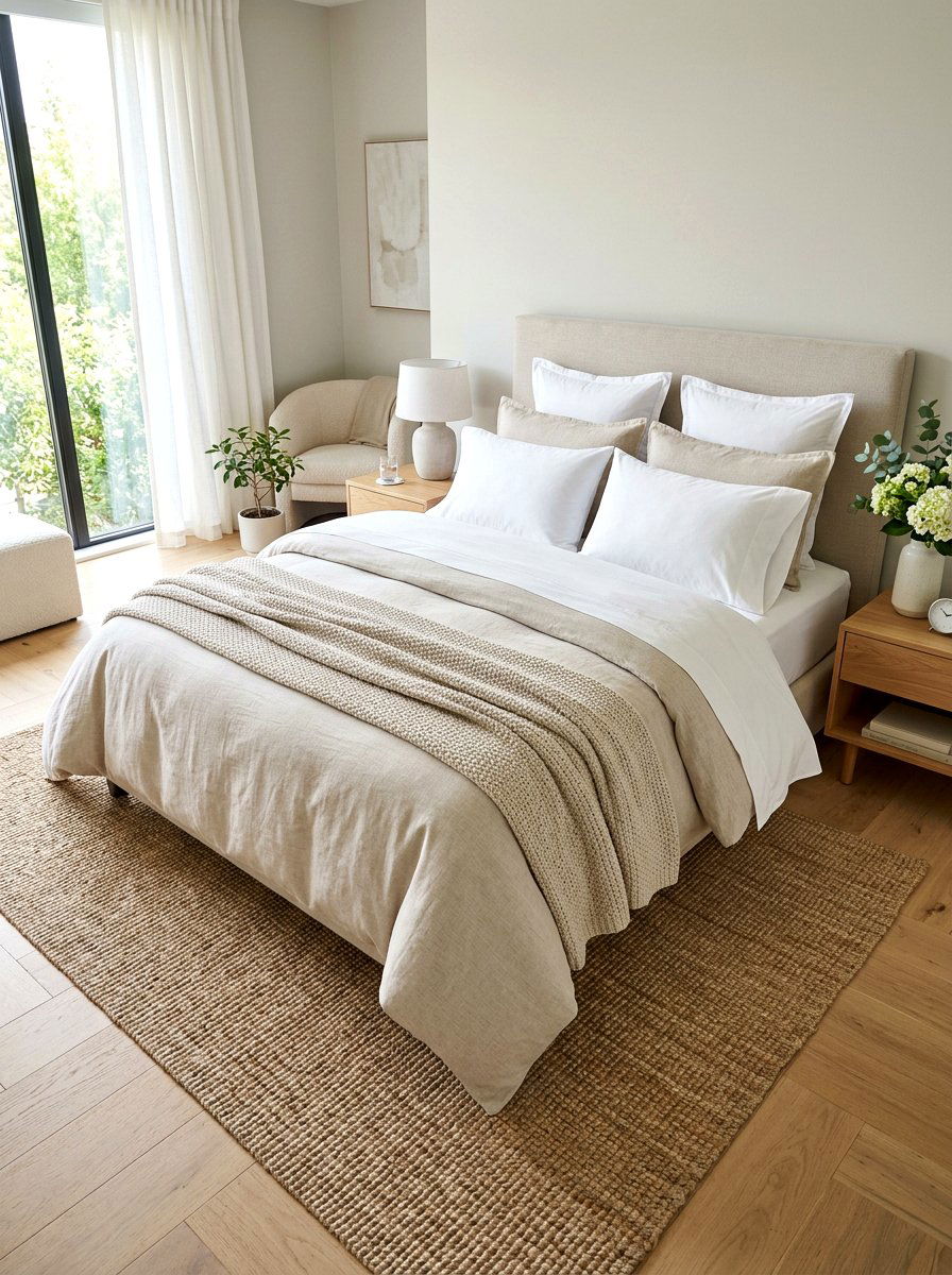Clean Girl Layered Sheets - 30 clean girl bedroom ideas