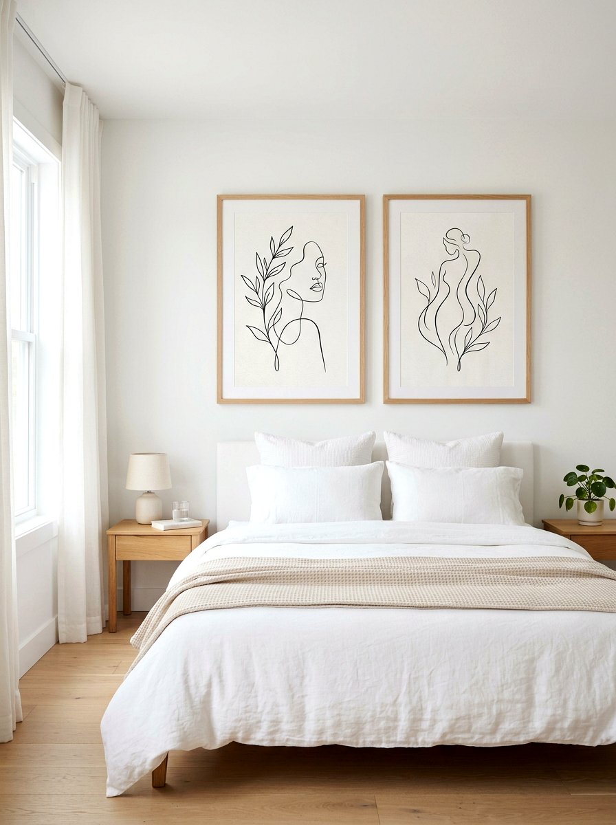 Clean Girl Minimalist Art - 30 clean girl bedroom ideas