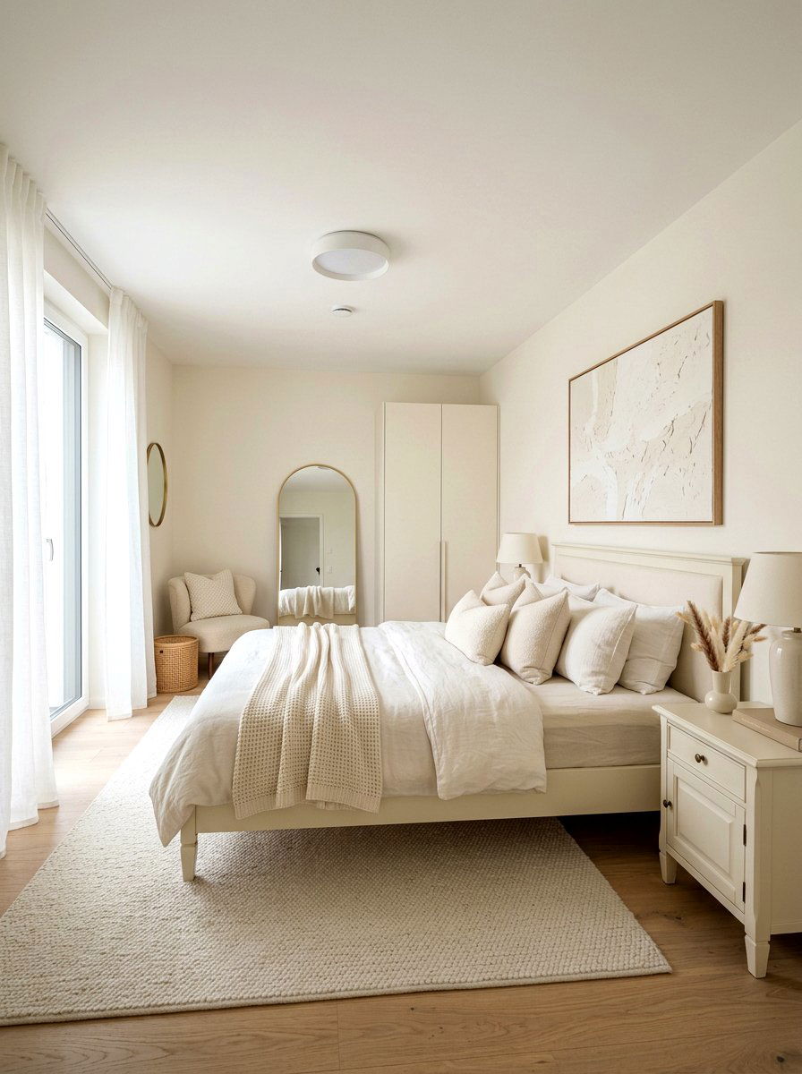 Clean Girl Monochromatic Decor - 30 clean girl bedroom ideas