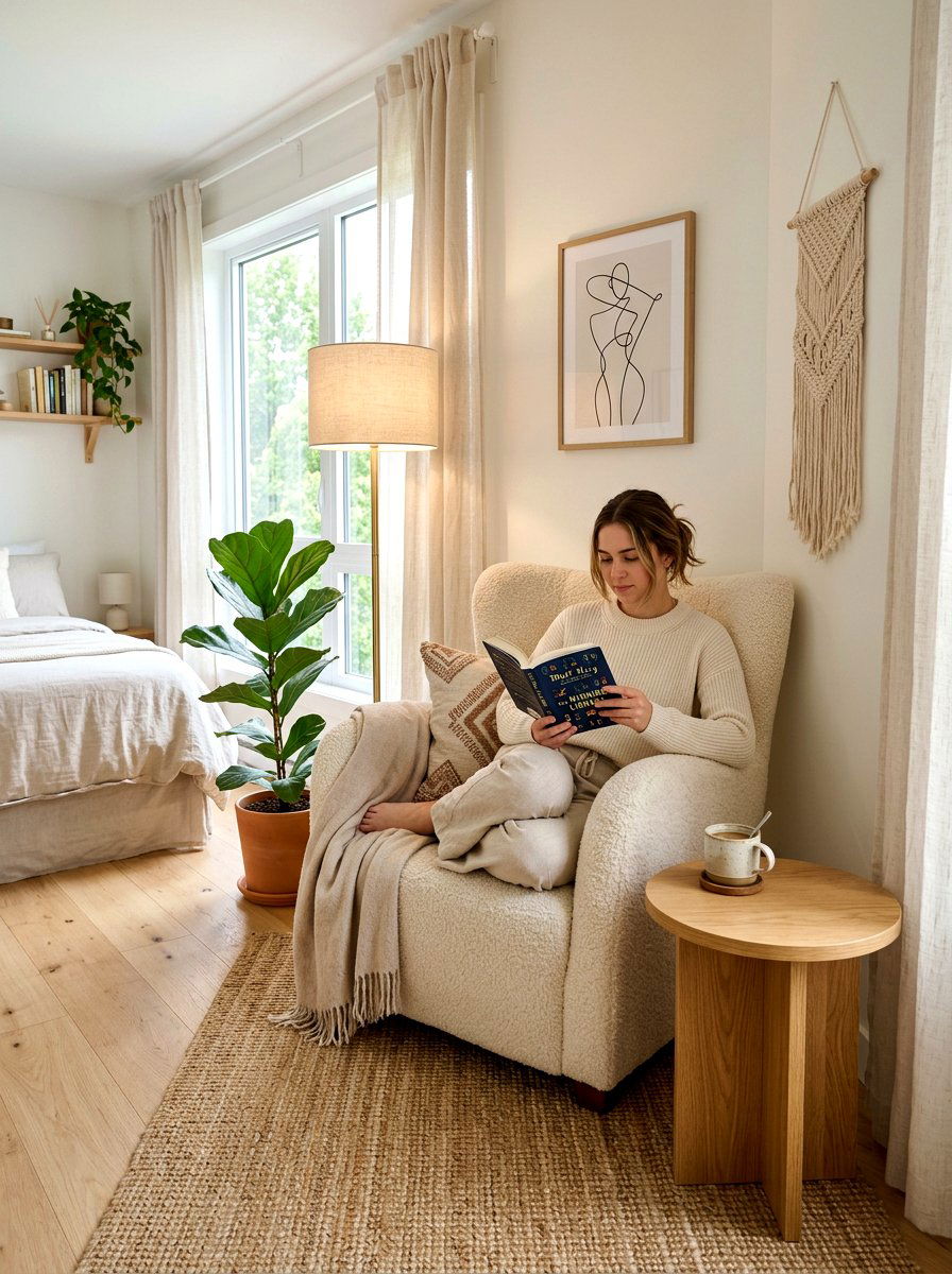 Clean Girl Reading Nook - 30 clean girl bedroom ideas