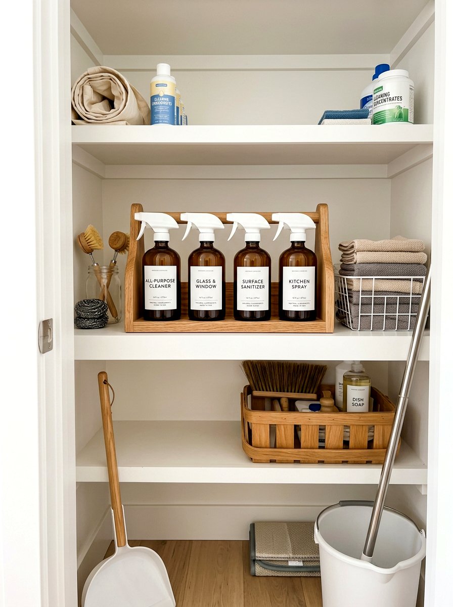 Cleaning product labels - 30 label organization ideas