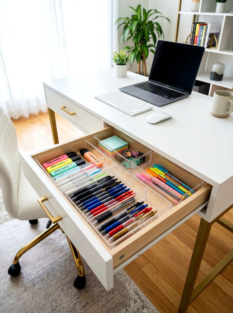30 Desk Drawer Organization Ideas: Find Everything Fast