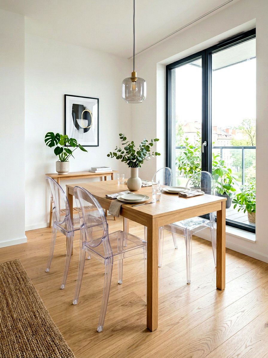 Clear Acrylic Furniture - 30 small house decor ideas
