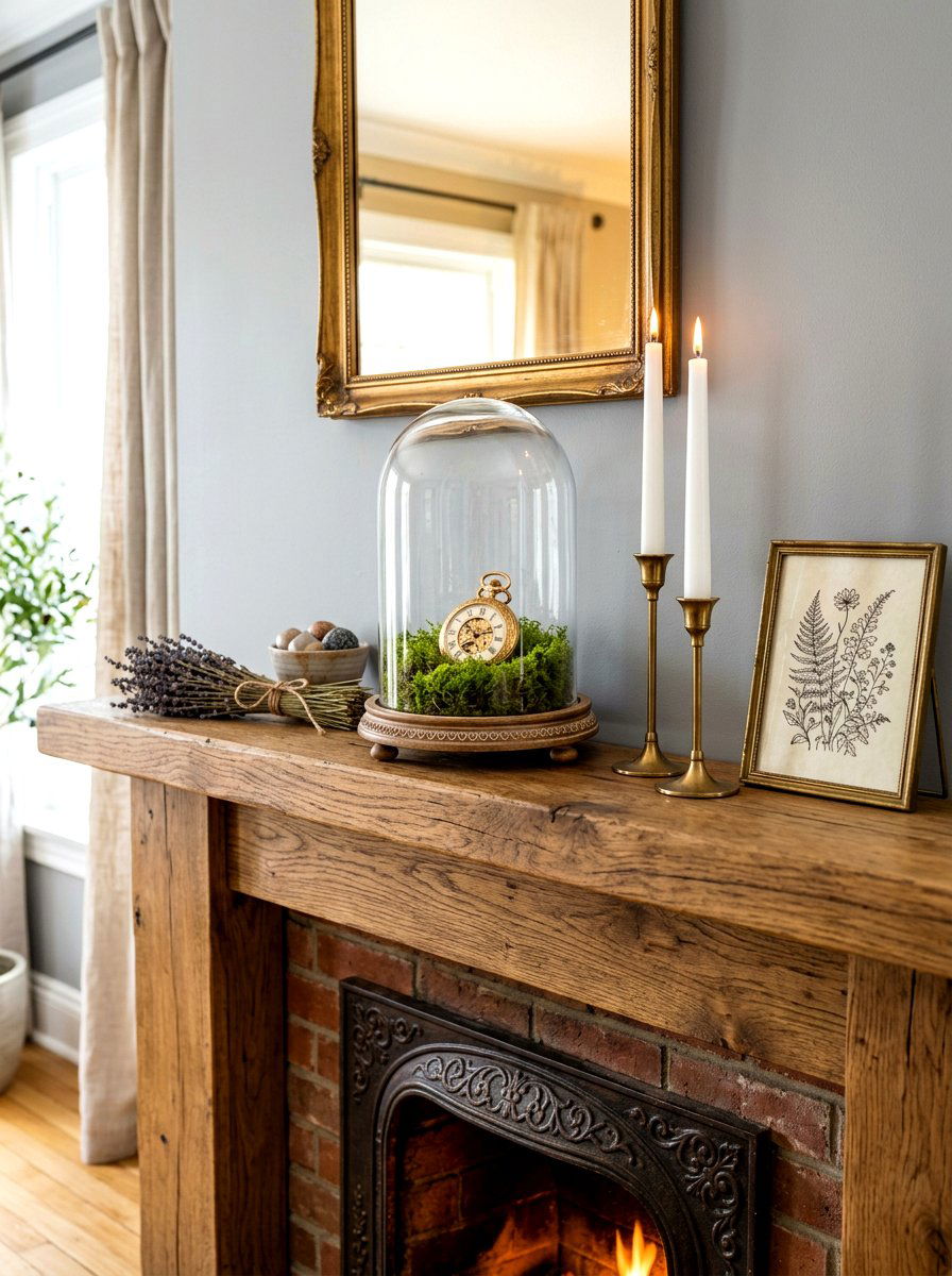 Clear Glass Cloche - 30 thrifted home decor ideas