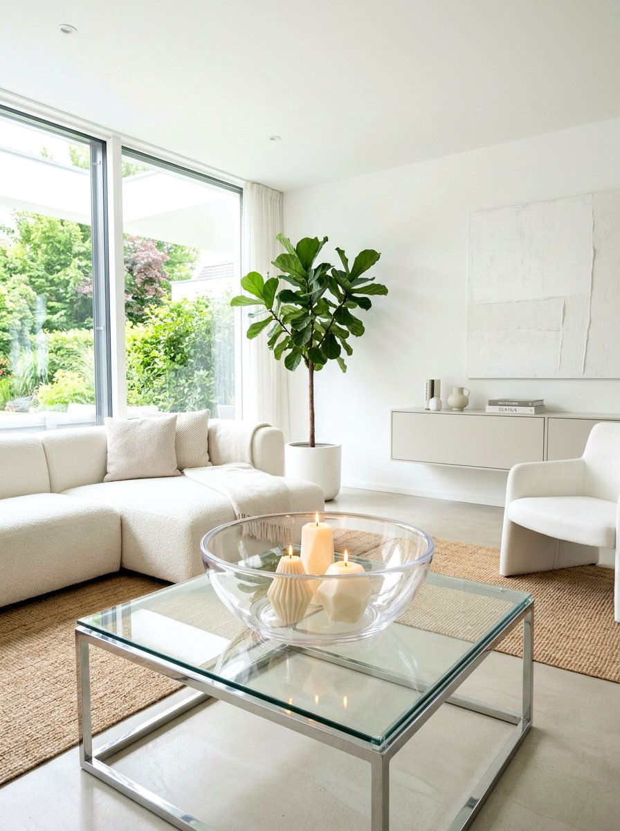 Clear acrylic candle bowl - 30 candle bowl centerpiece ideas