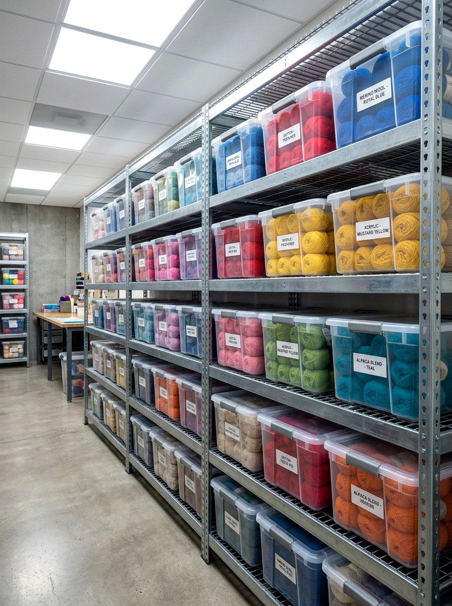 30 Yarn Storage Ideas to Organize Your Craft Supplies Fast