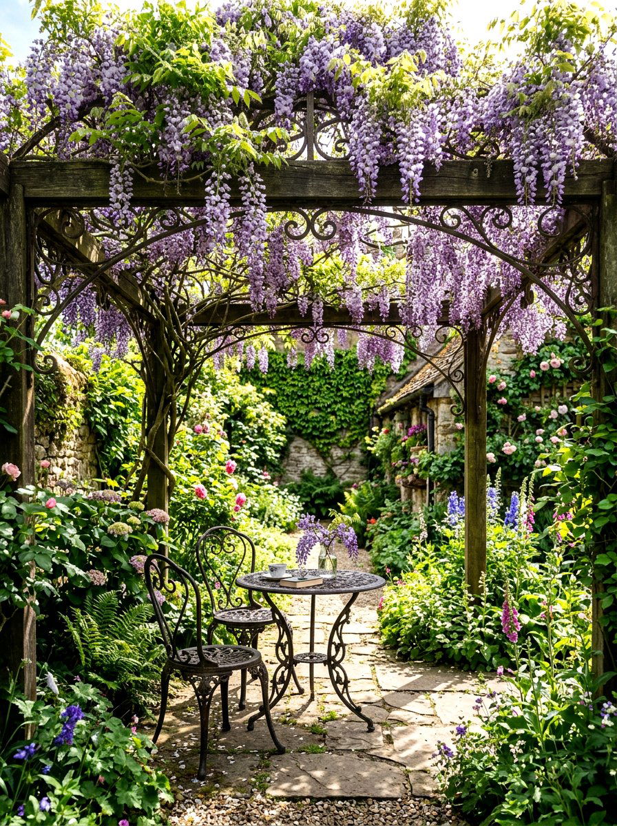 Climbing Plant Pergola - 30 budget pergola ideas