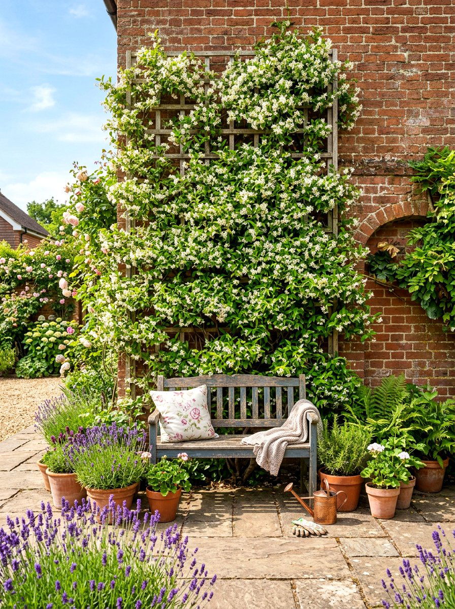 Climbing Plant Trellis - 30 budget garden ideas
