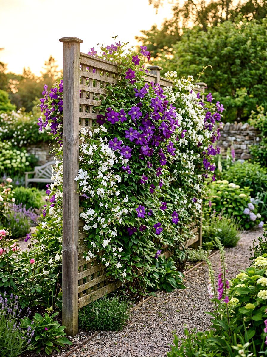 Climbing Plants For Fence - 30 fence landscaping ideas