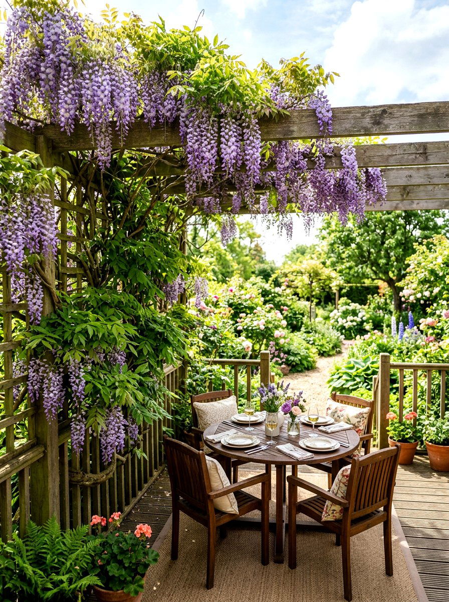 Climbing Vine Deck Privacy - 30 deck privacy ideas