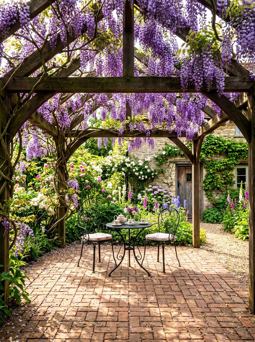 Climbing Vines - 30 patio shade ideas