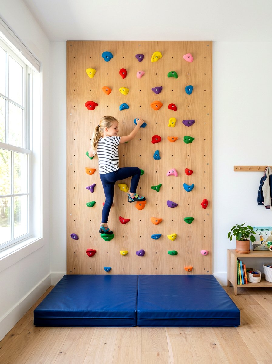 Climbing Wall For Kids Room - 30 imaginative play corner ideas