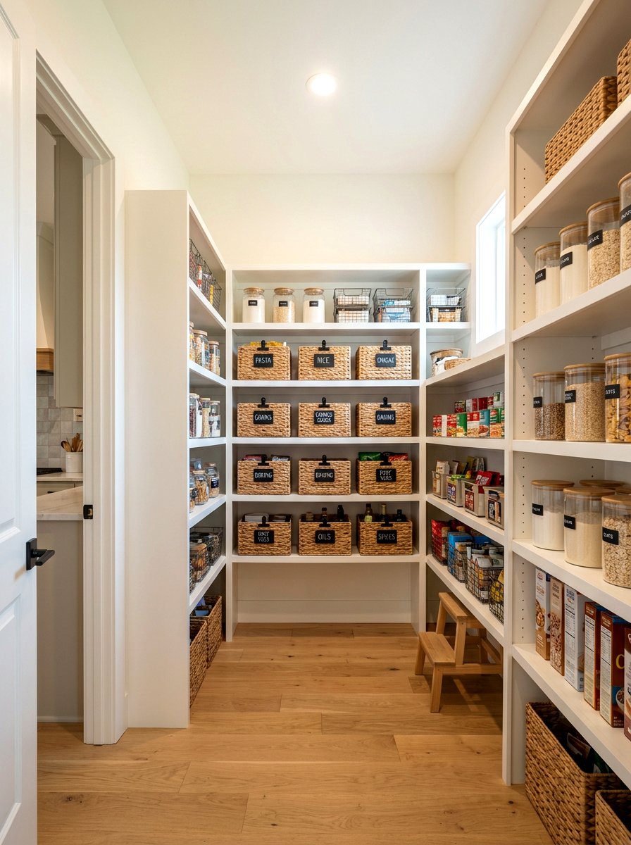Clip On Basket Label - 30 label system pantry ideas