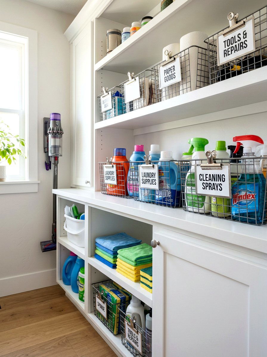 Clip On Labels - 30 pantry label ideas