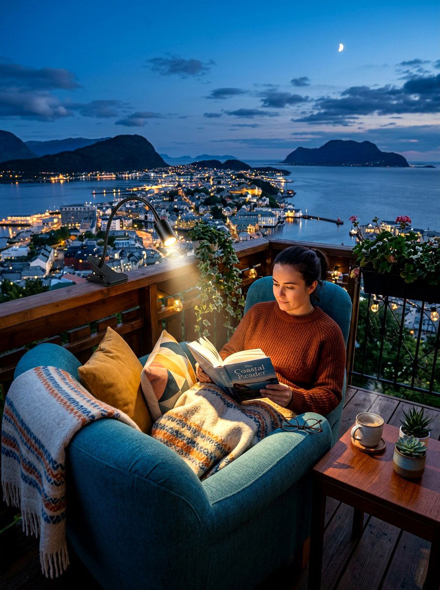 Clip On Lights - 30 apartment patio mood lighting ideas