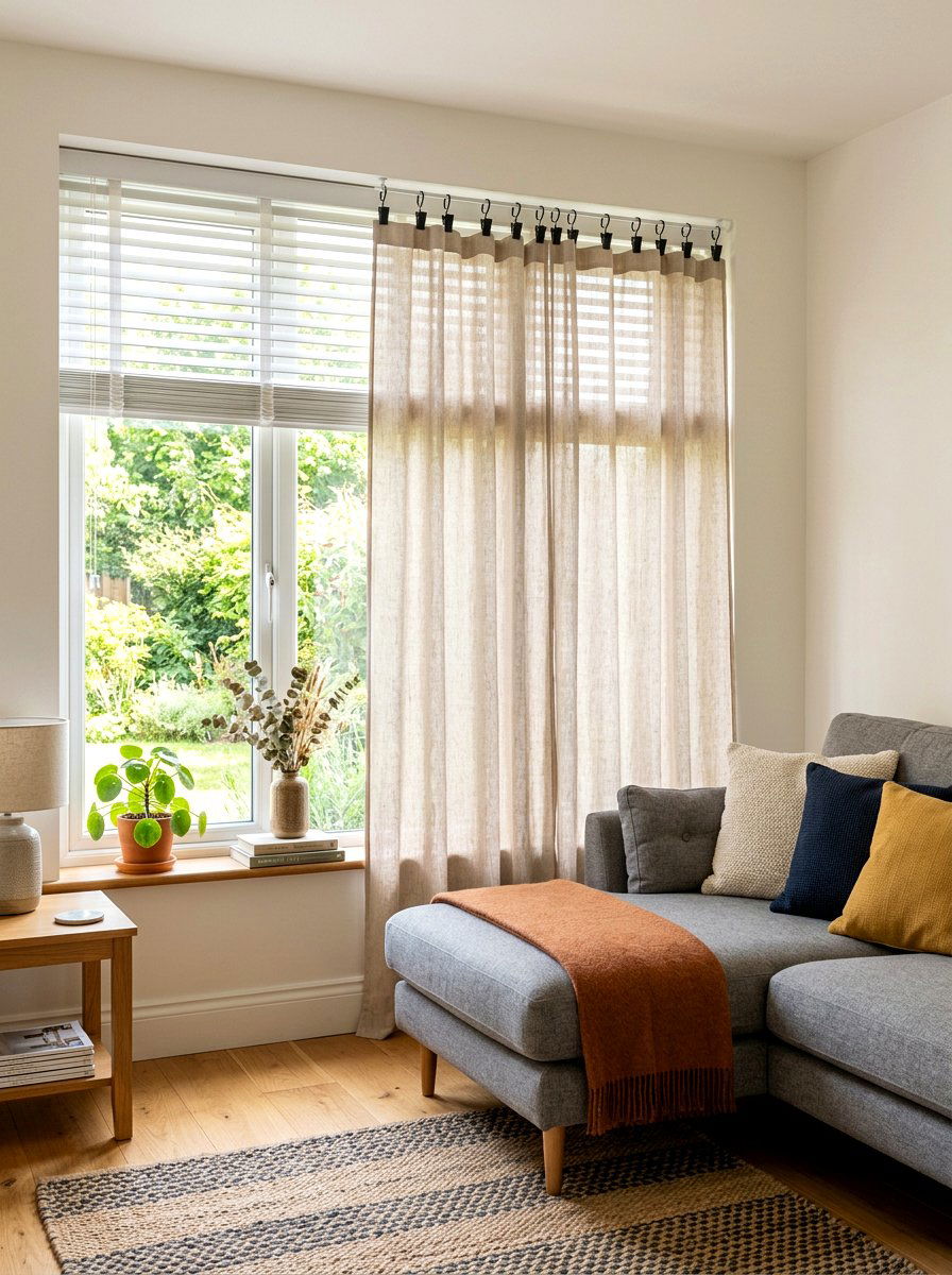 Clip on window coverings - 30 no drill curtain ideas aesthetic