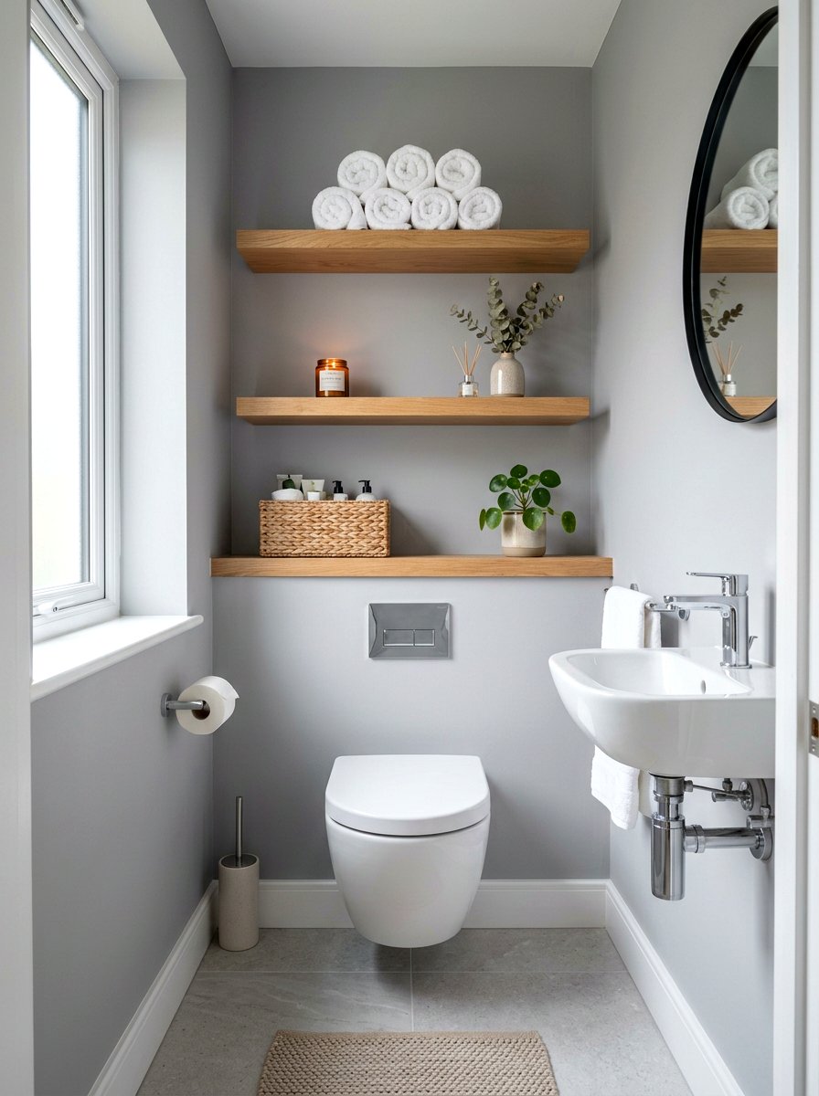 Cloakroom Storage Shelves - 30 cloakroom ideas
