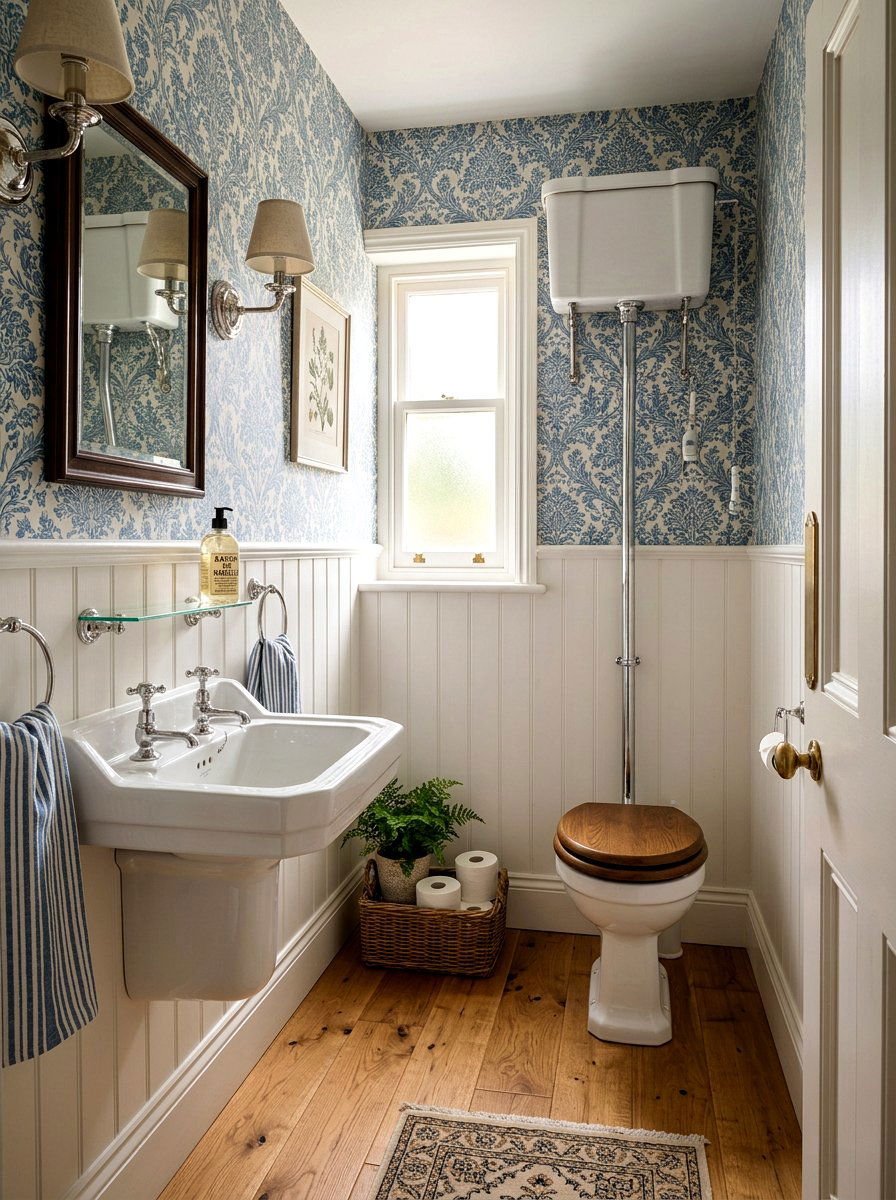 Cloakroom Wainscoting - 30 cloakroom ideas