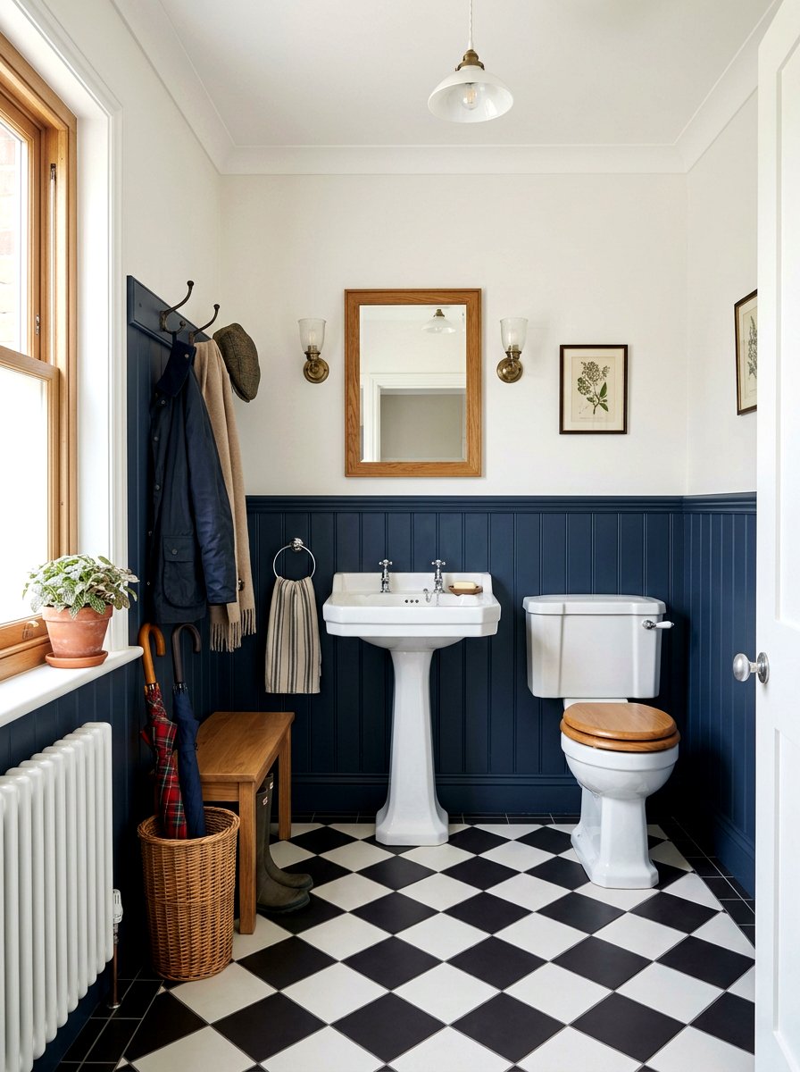 Cloakroom Wall Paneling - 30 cloakroom ideas