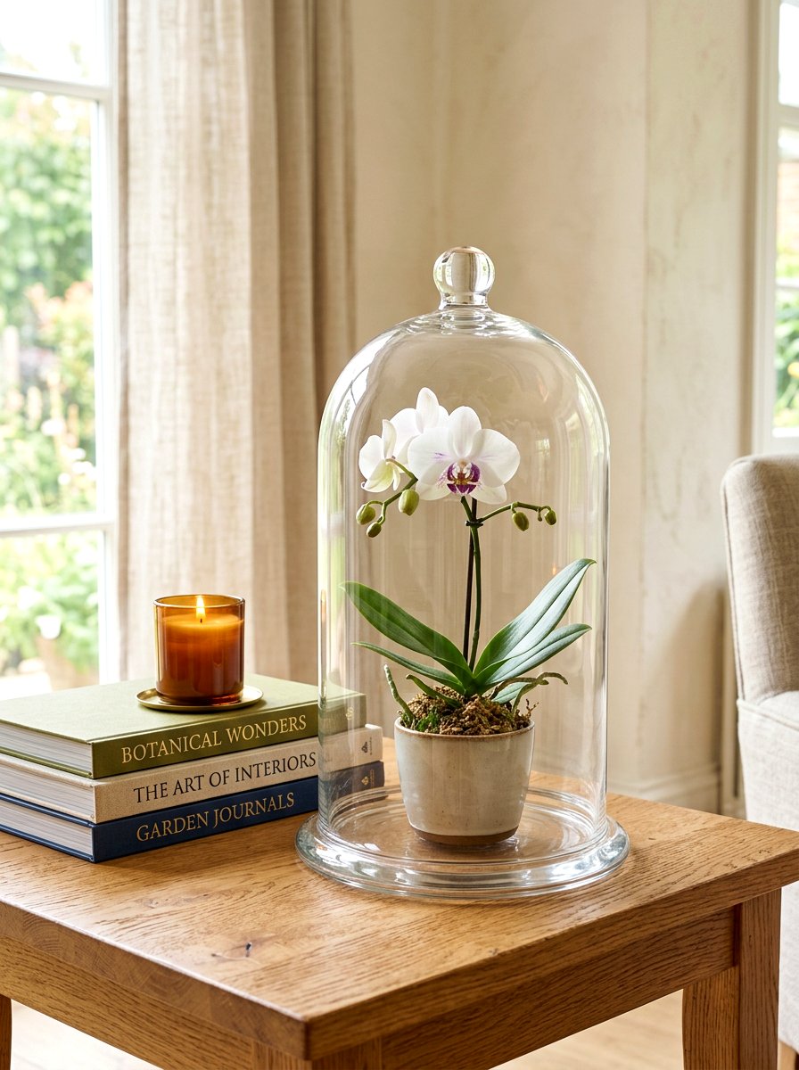 Cloche Glass Jar - 30 mini greenhouse ideas