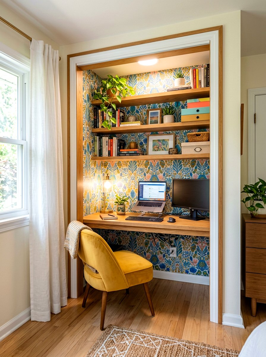 Cloffice Desk - 30 home office desk ideas