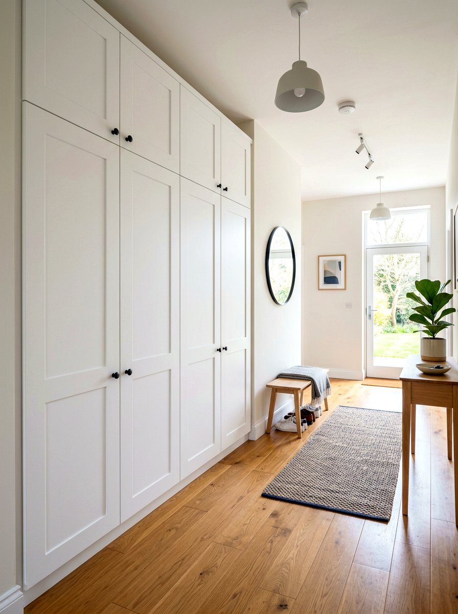 Closed Closet Wardrobe - 30 family entryway ideas