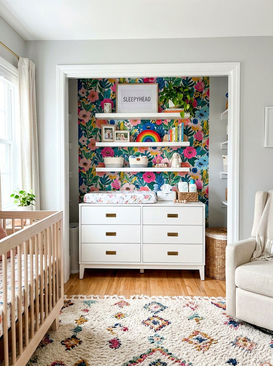 Closet Changing Station - 30 changing station ideas