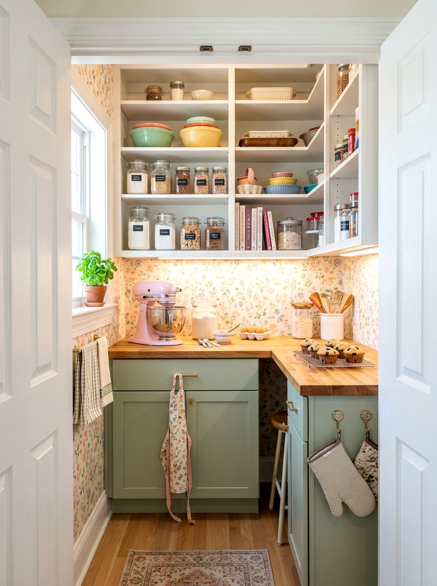 Closet Conversion Baking Room - 30 baking station ideas