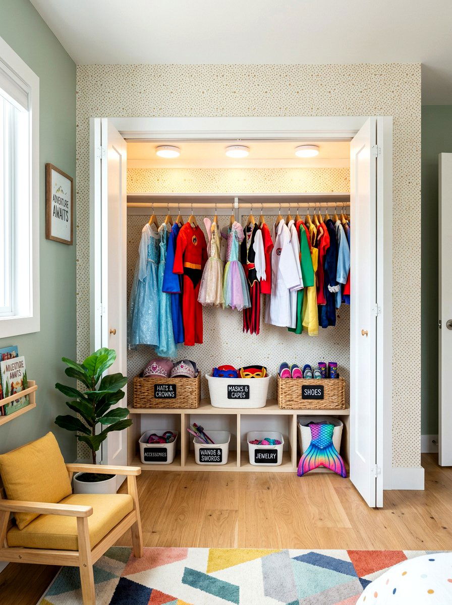 Closet Conversion Station - 30 dress up station ideas