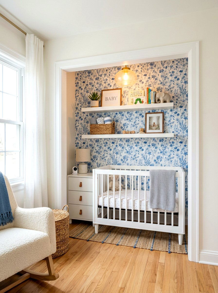 Closet Nursery Setup - 30 small nursery layout ideas