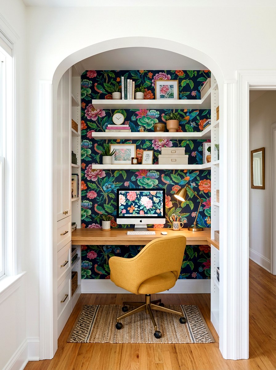 Closet Office Conversion - 30 home office decor ideas