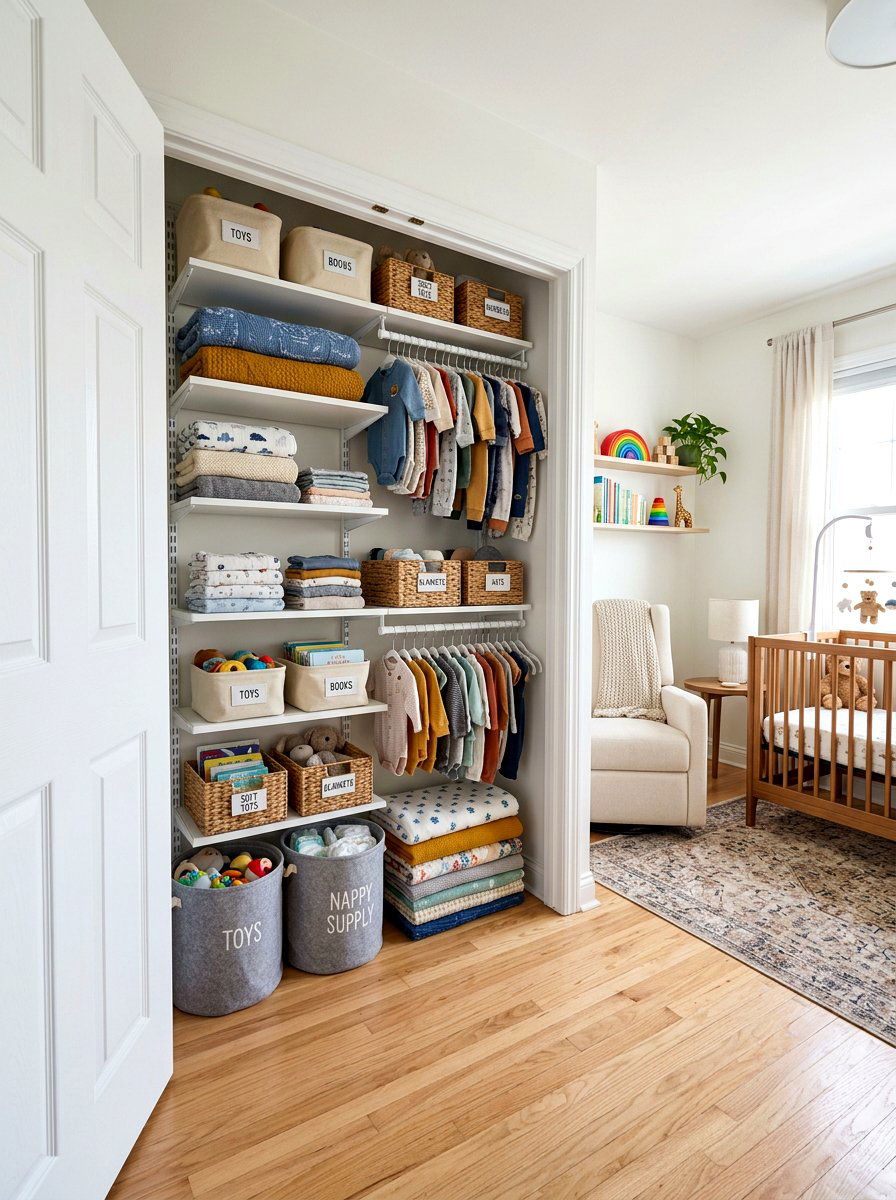 Closet Organizer System - 30 toy rotation storage ideas