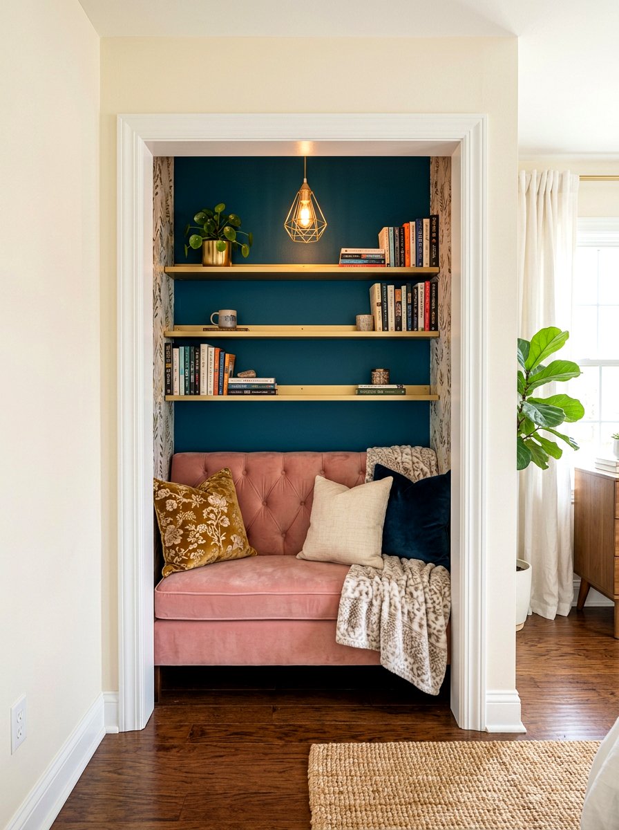 Closet To Reading Nook Conversion - 30 reading room ideas