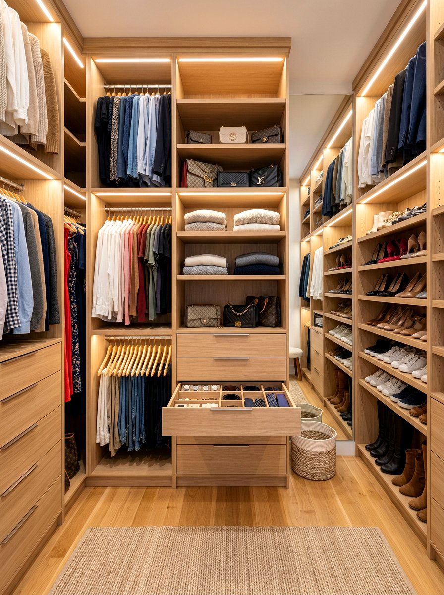 Closet storage floating drawer - 30 floating drawer ideas